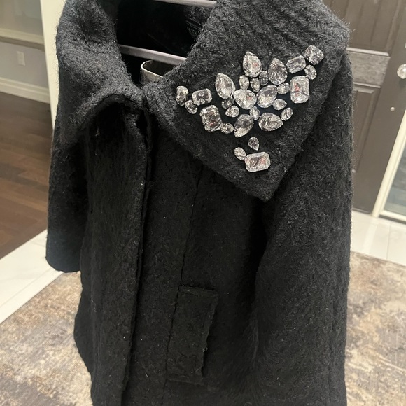 Urban 💎Behaviour 💎black bejewelled winter 💎 dressy jacket size small💎 - Picture 9 of 17